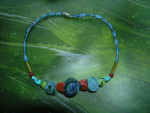 ketting vilt/glas/parels/natuursteen 2